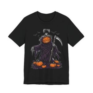 Pumpkin Reaper — Halloween Jack-o'-Lantern Reaper T-Shirt