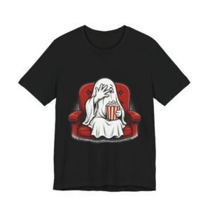 Popcorn Ghost — Horror Movie Theater Ghost T-Shirt