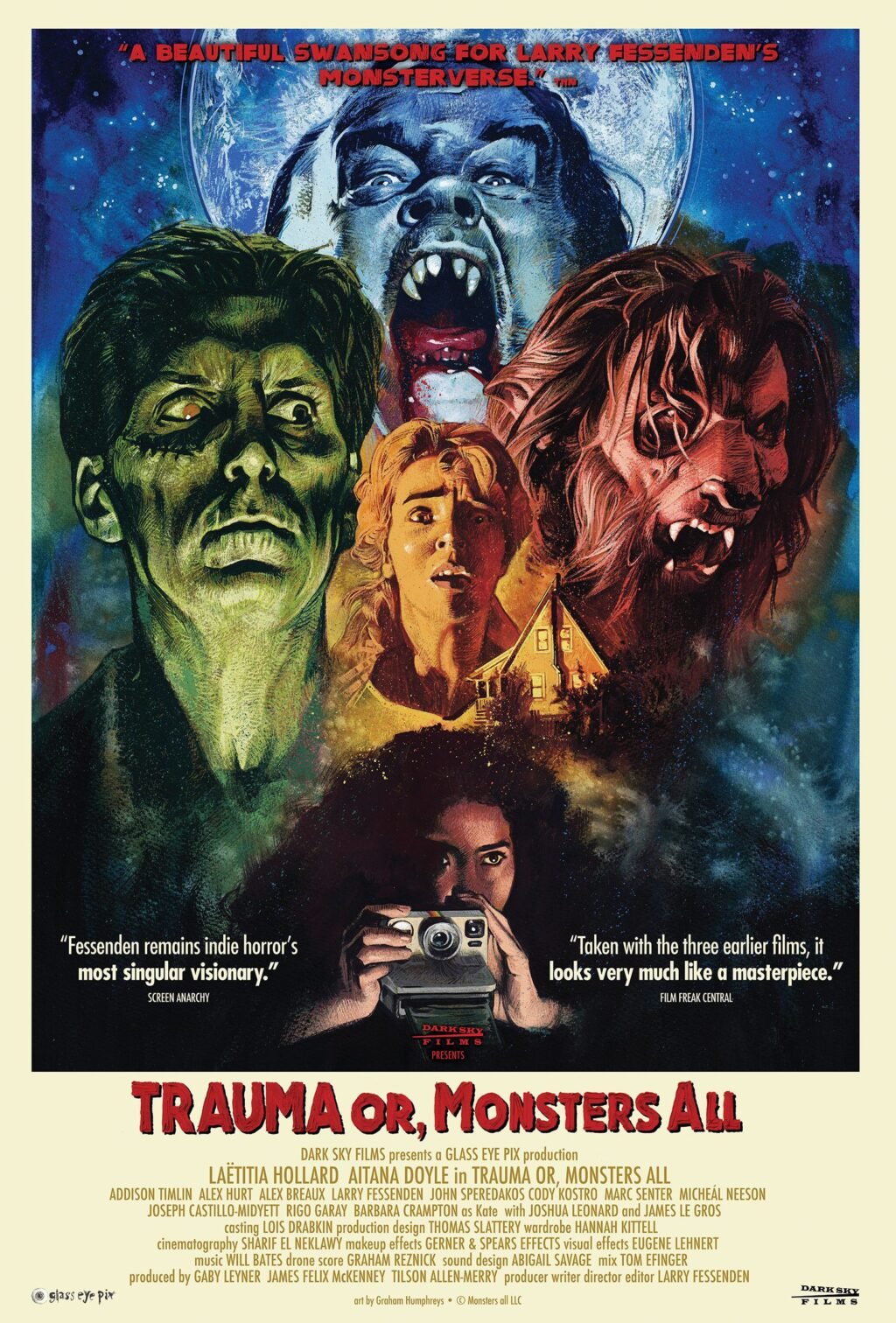 Trauma Or, Monsters All (2026) official key art — Dark Sky Films