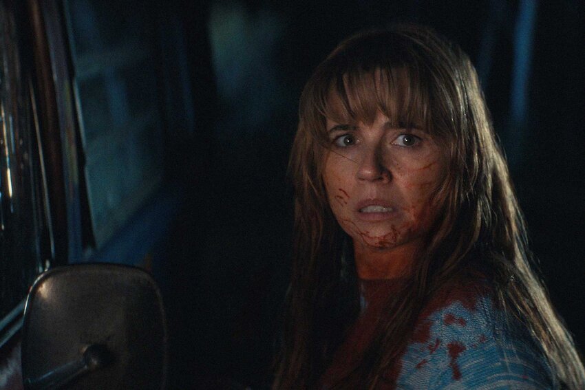 Linda Cardellini as Pamela Voorhees in Crystal Lake (Peacock/A24)