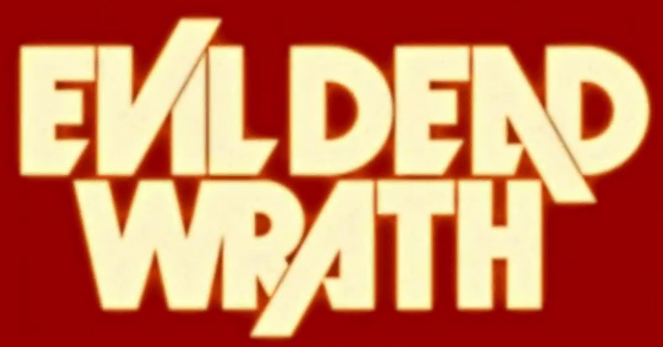 Evil Dead Wrath (2028) official movie logo