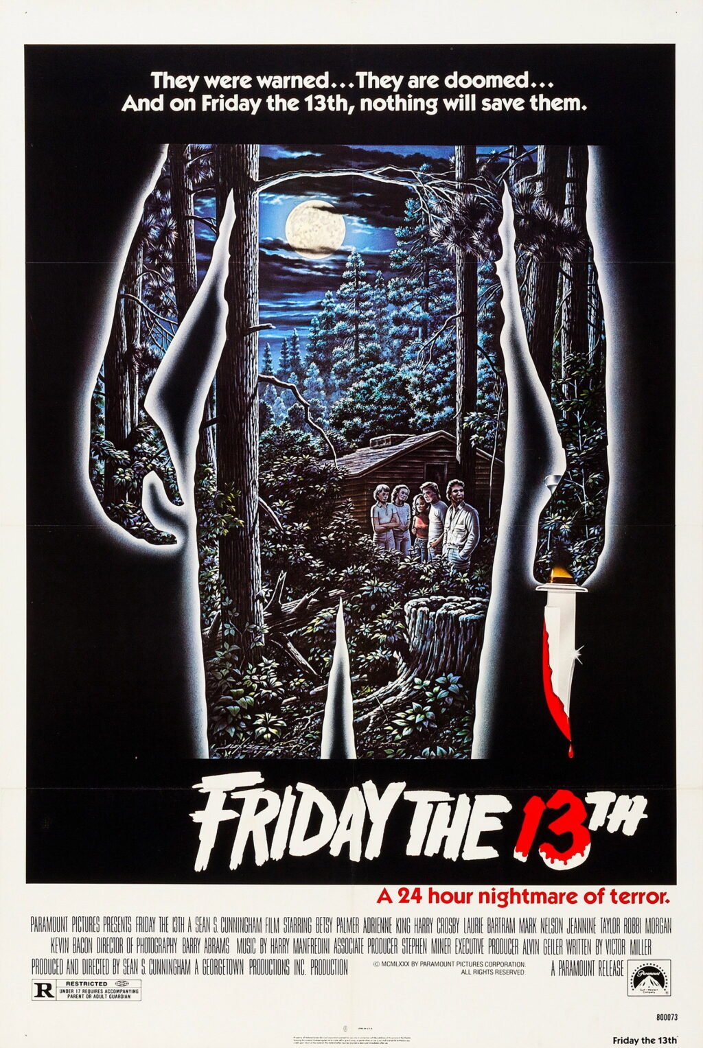 Friday the 13th (1980) official movie poster