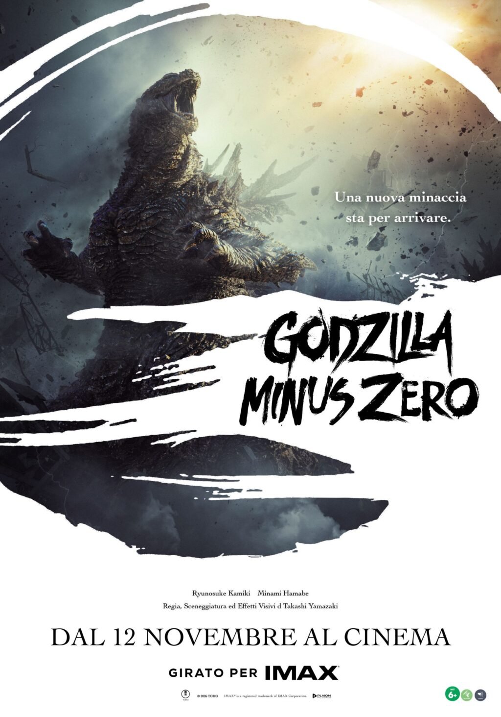 Godzilla Minus Zero (2026) official movie poster