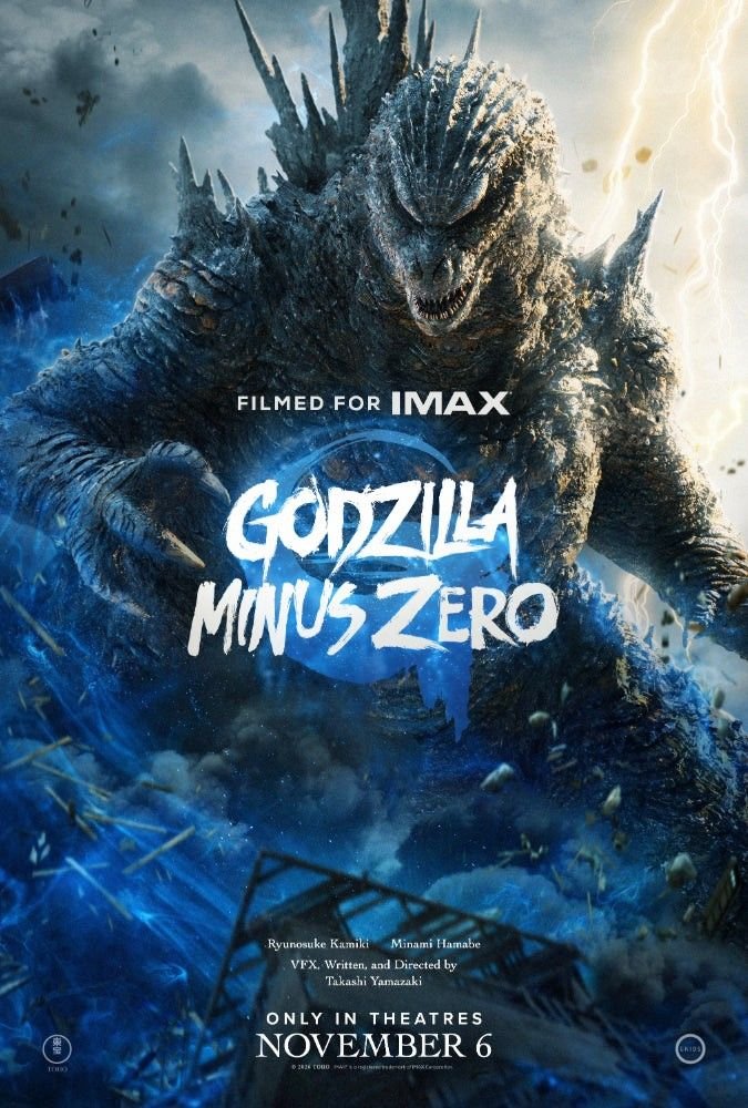 Godzilla Minus Zero official IMAX poster