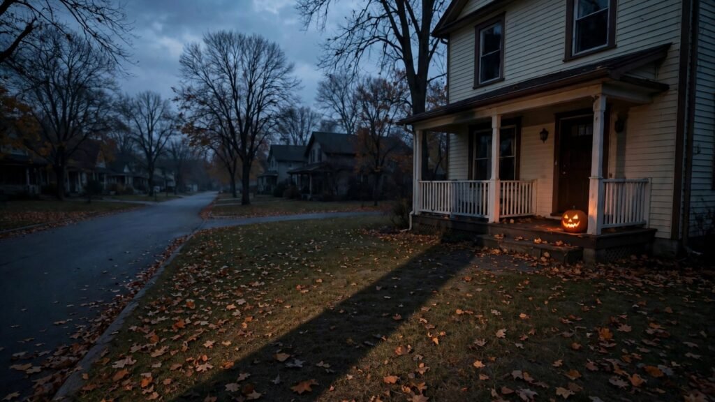 Halloween (1978) — Michael Myers on a Haddonfield street