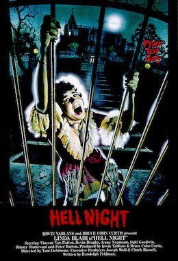 Hell Night (1981) official theatrical poster — Compass International Pictures