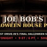 Joe Bob's Halloween House Party — Think Horror designed graphic for The Last Drive-In's final Halloween special on Shudder