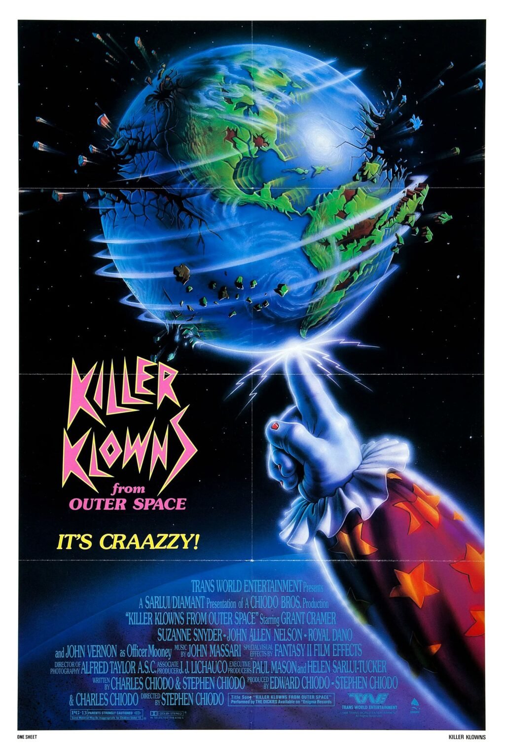 Killer Klowns from Outer Space 1988 official movie poster