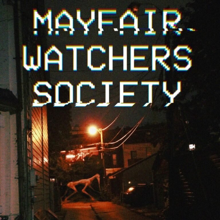 Mayfair Watchers Society official podcast key art — Trevor Henderson creature illustration