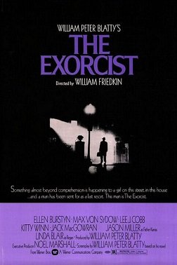 The Exorcist (1973) official theatrical poster by Bill Gold — Warner Bros.