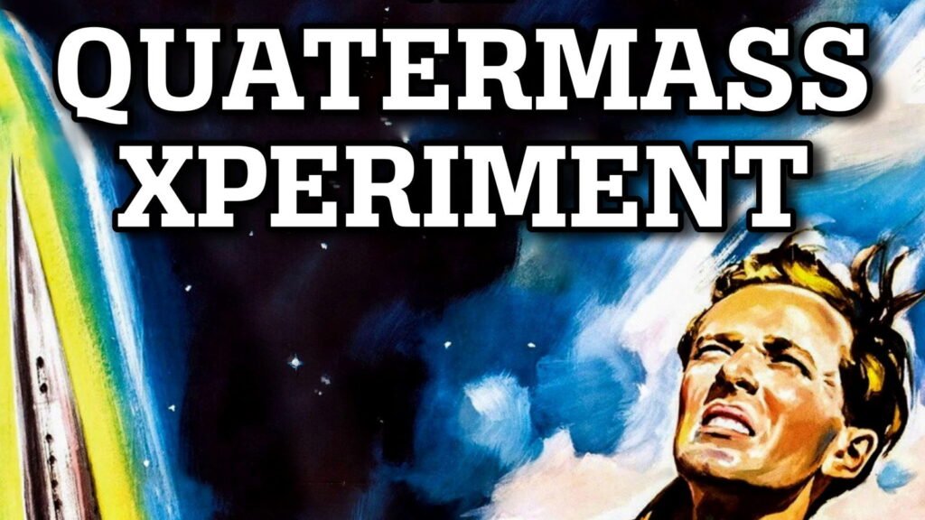 Original British quad theatrical poster for The Quatermass Xperiment (1955), its title built around the X certificate