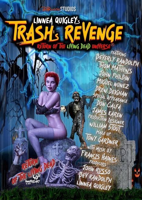 Trash's Revenge official poster — Linnea Quigley's Return of the Living Dead sequel